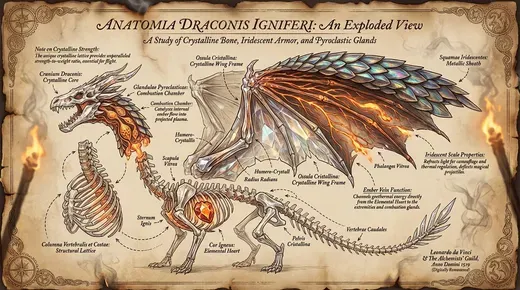 An Exploded View of a Dragon's Anatomy