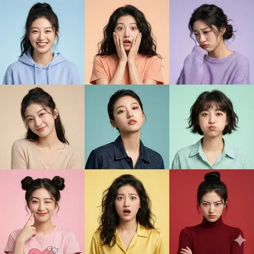 Real-Life Nine-Square Grid Photos