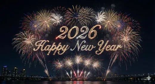 Hyperrealistic Professional Night Fireworks Show