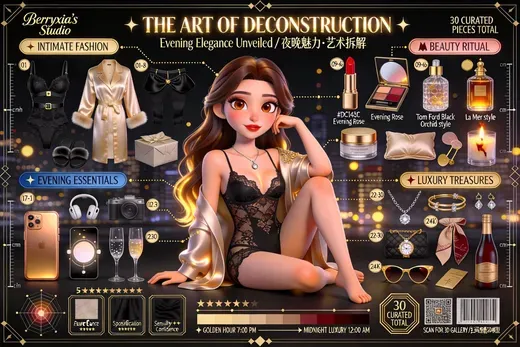 Character Deconstruction Art Poster