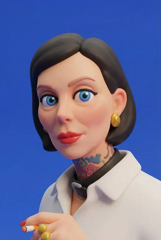 Transforming Subjects into Clay-Style 3D Characters