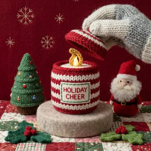 Miniature World Handcrafted from Plush Textiles