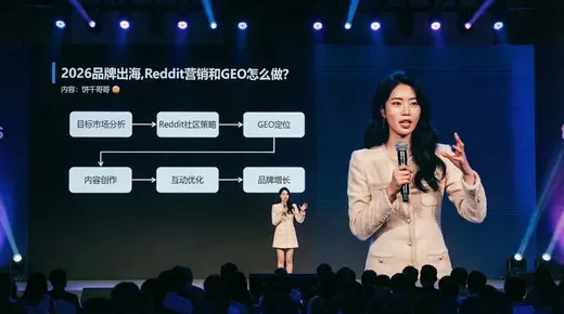 Person Placed in a High-Profile Conference Scene