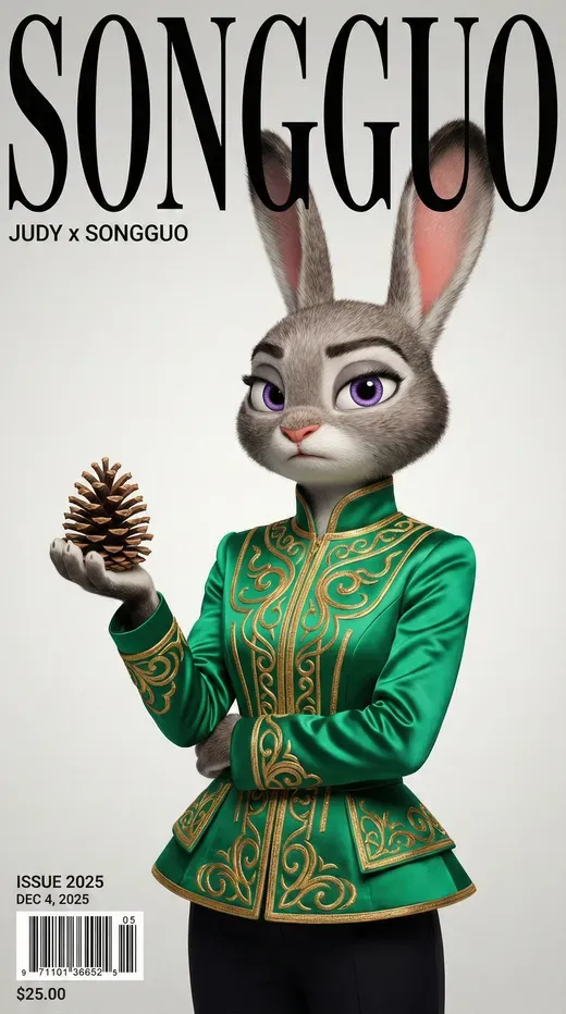 Judy and Pinecone Collaboration Magazine