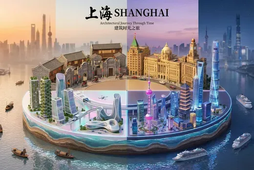 Shanghai 3D City Time Travel