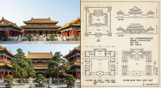 Forbidden City Architecture Photos and Design Drawings