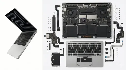MacBook Pro laptop teardown