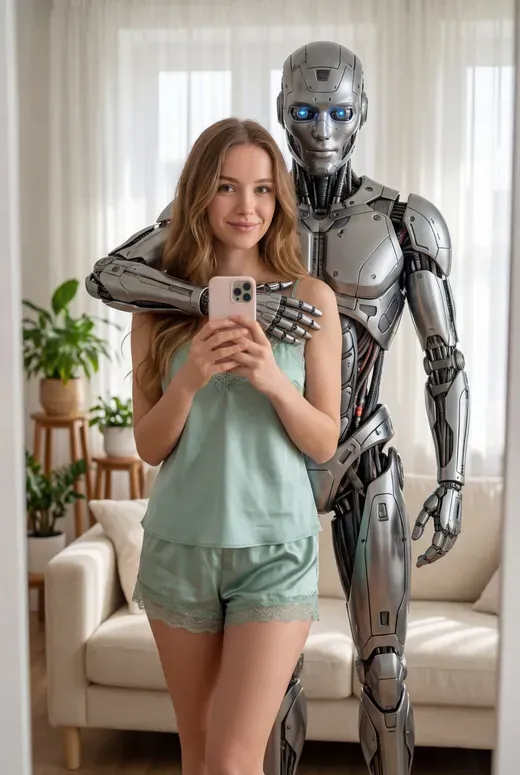 Heartwarming Moment Between Human and Robot