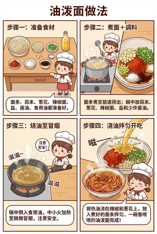 Oil Splash Noodles Comic Grid