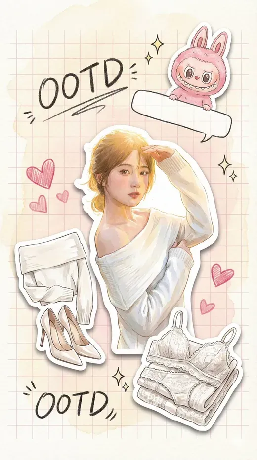 Cream Watercolor Journal