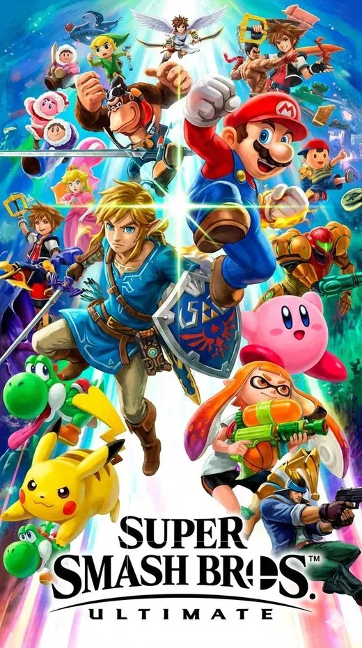 Super Smash Bros. Ultimate Family Photo