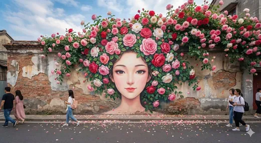 Photorealistic Street Art Mural
