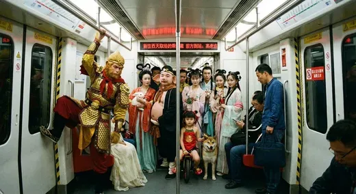 Journey to the West Characters on Subway