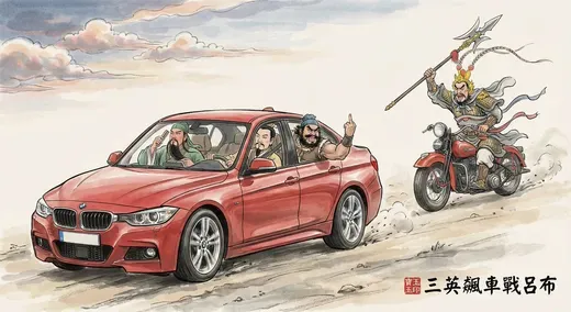 Three Heroes vs. Lu Bu Racing