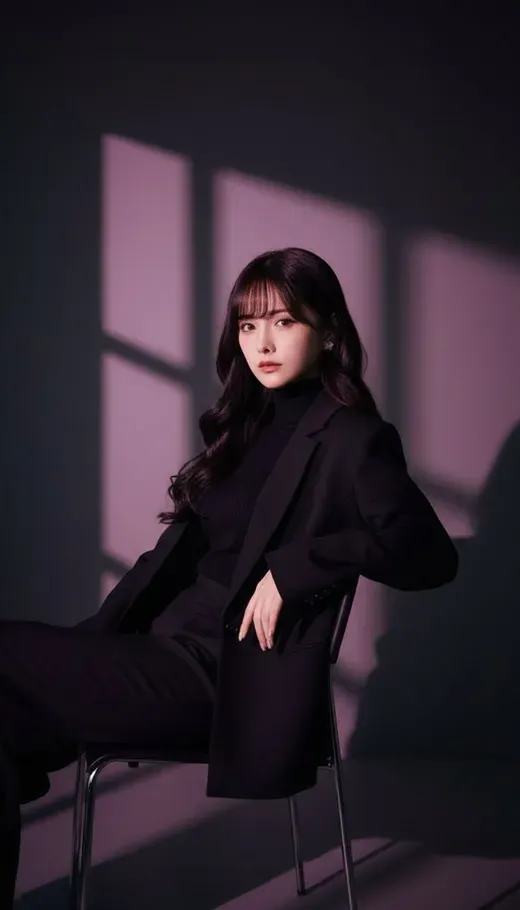 Fashion Cinematic Portrait of a Young Woman