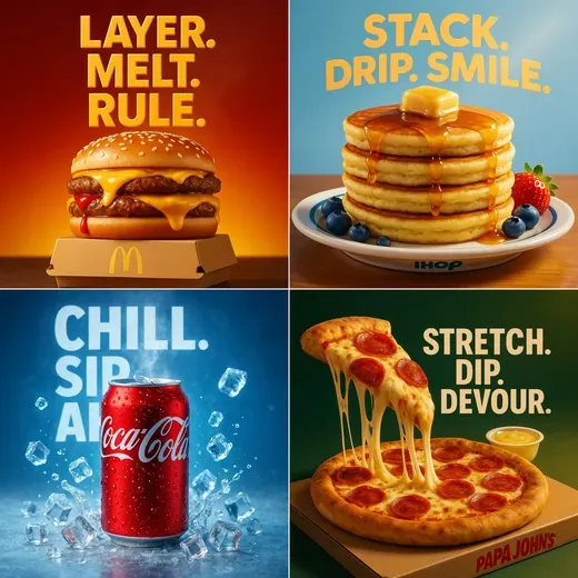 3D Hyper-Realistic Food Advertising