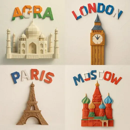 Exquisite Paper Art Origami Model