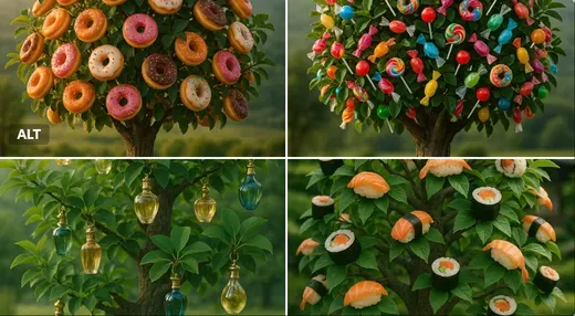 Products Hanging on a Tree