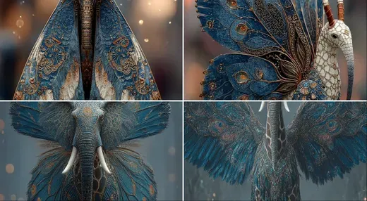 Surreal Bird Fantasy