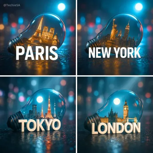 City in a Lightbulb