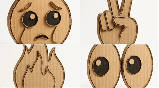 Turning Emojis into Cardboard