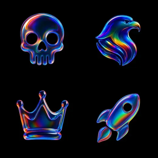 Prismatic Glass Icons