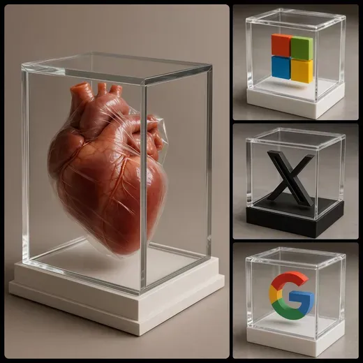 Image Visualization Inside a Glass Box