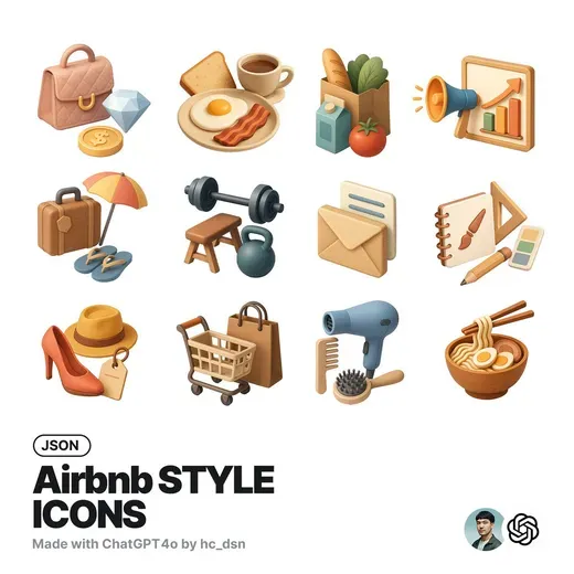 Airbnb Style Icons